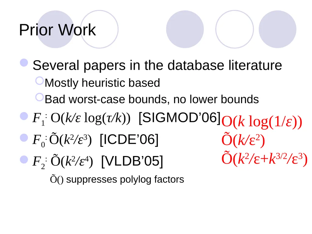 Algorithms for Distributed Functional Monitoring - slide 12 of 34