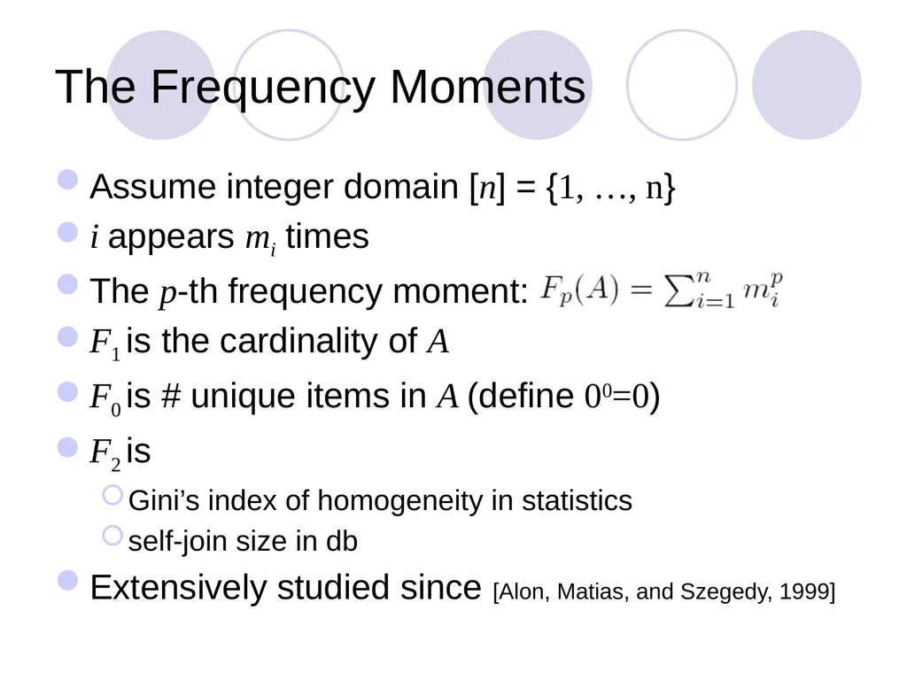 Algorithms for Distributed Functional Monitoring - slide 10 of 34