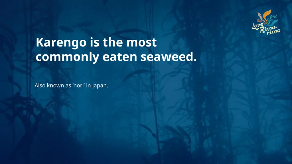Rimurimu Fun Facts There is more algae than plants - slide 24 of 45