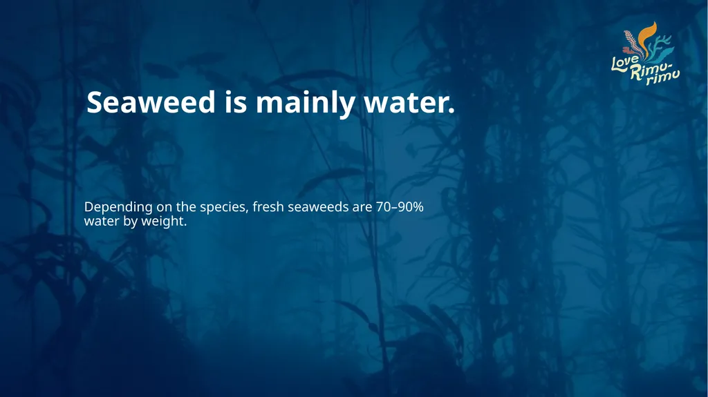 Rimurimu Fun Facts There is more algae than plants - slide 35 of 45