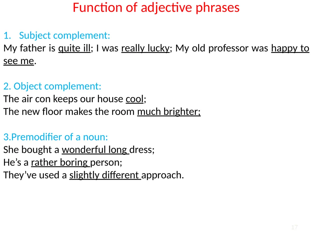 1 2 Phrases are larger structural units that come - slide 17 of 22