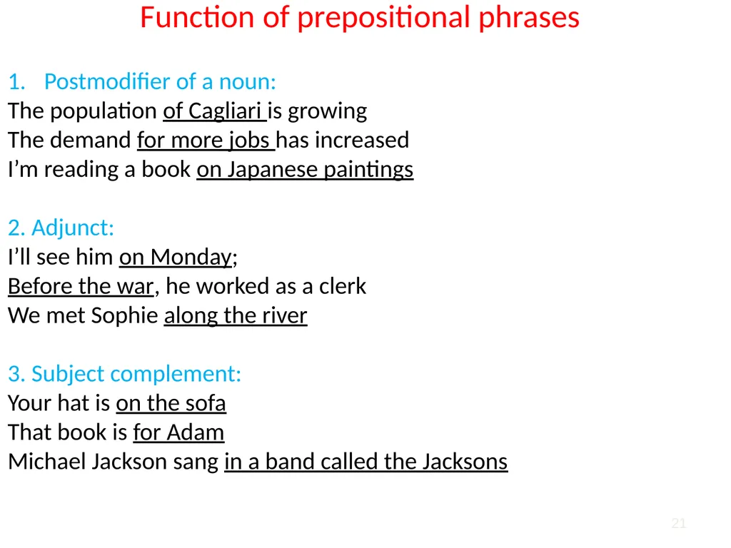 1 2 Phrases are larger structural units that come - slide 21 of 22