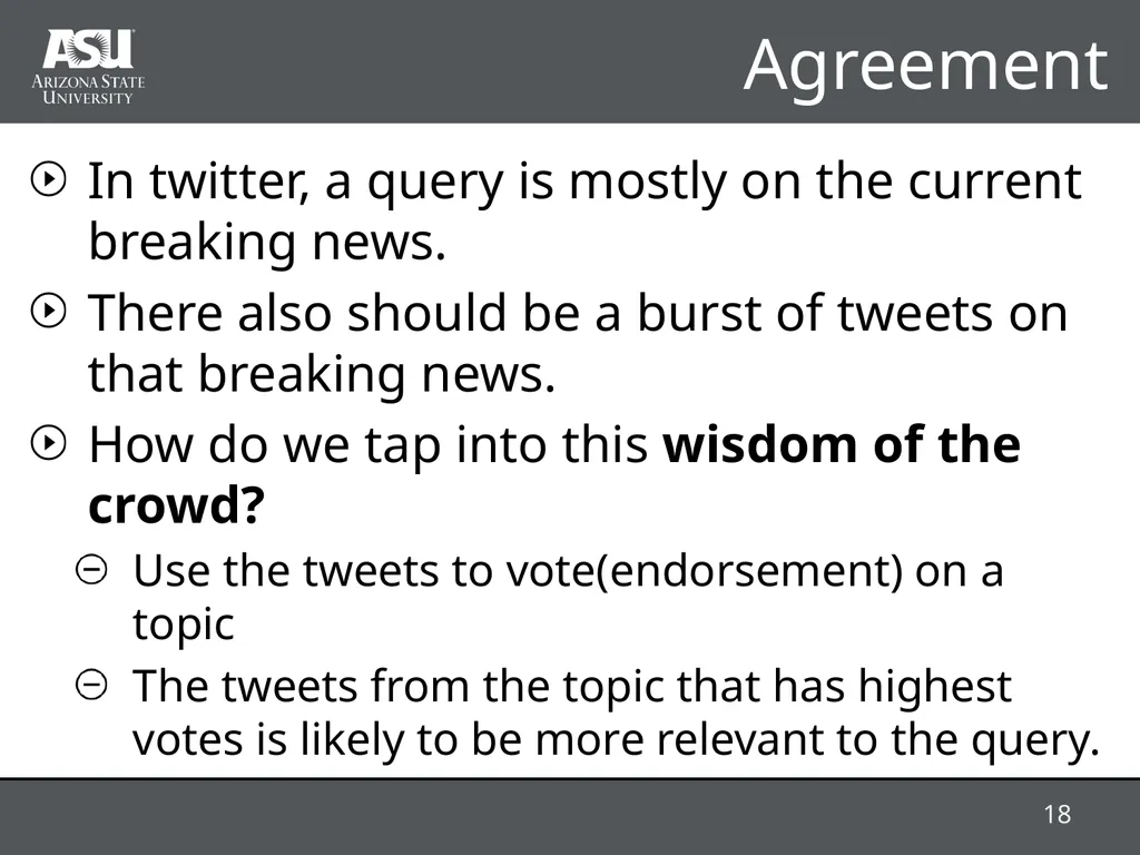RAProp: Ranking Tweets by Exploiting the - slide 18 of 44