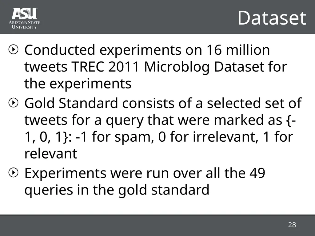 RAProp: Ranking Tweets by Exploiting the - slide 28 of 44