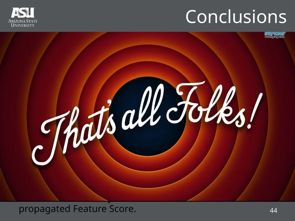 RAProp: Ranking Tweets by Exploiting the - slide 44 of 44
