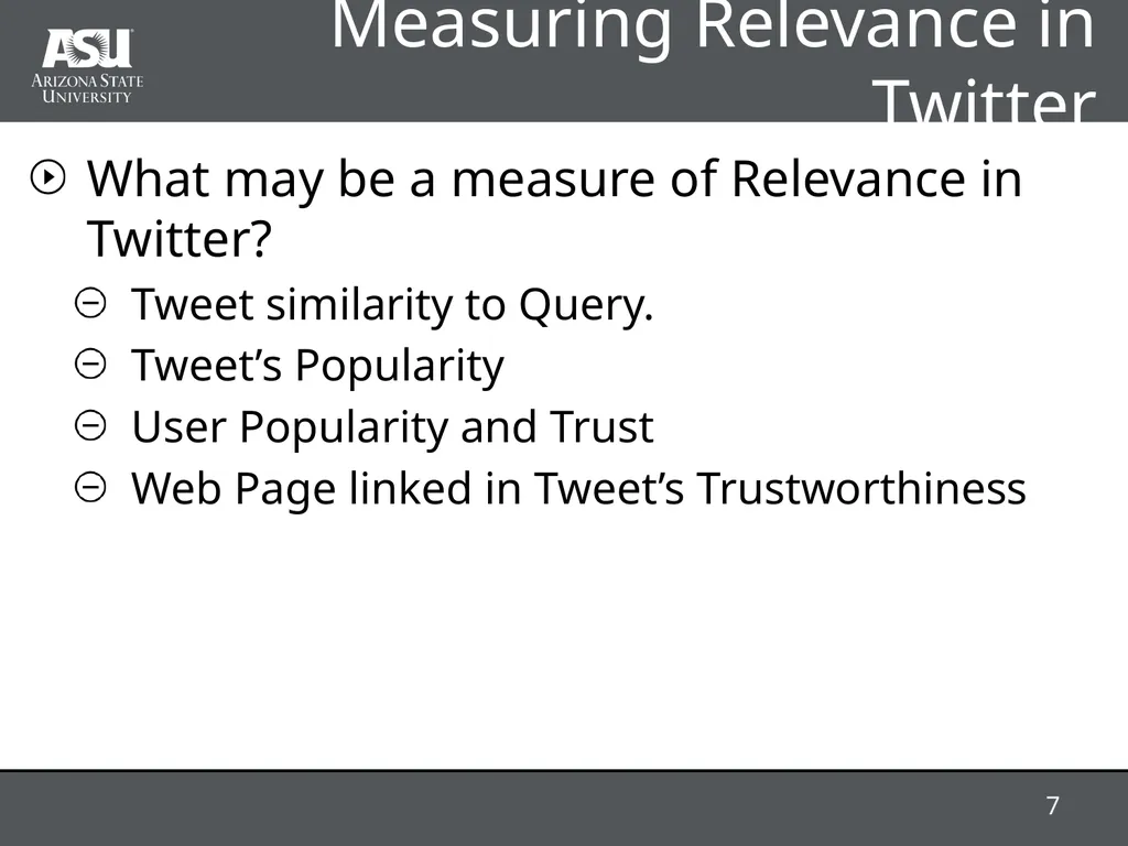 RAProp: Ranking Tweets by Exploiting the - slide 7 of 44