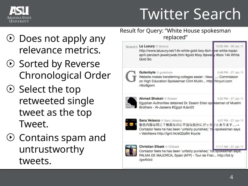 RAProp: Ranking Tweets by Exploiting the - slide 4 of 44
