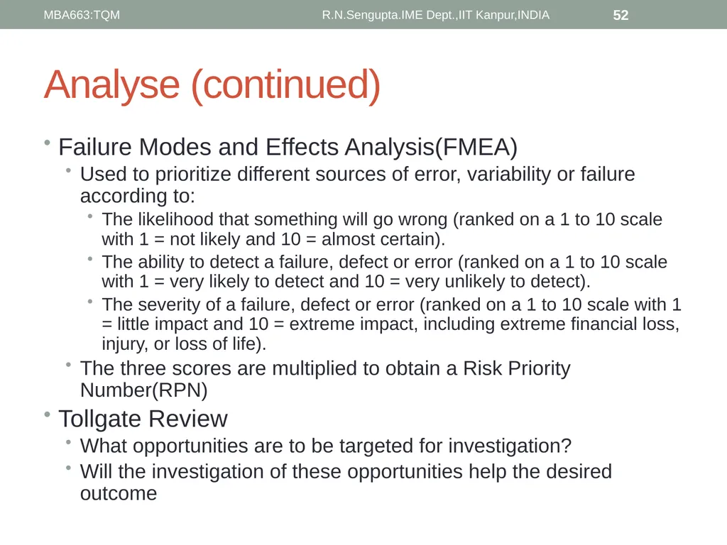Total Quality Management and Quality Management - slide 52 of 76