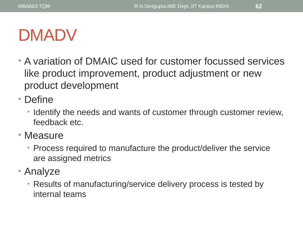 Total Quality Management and Quality Management - slide 62 of 76