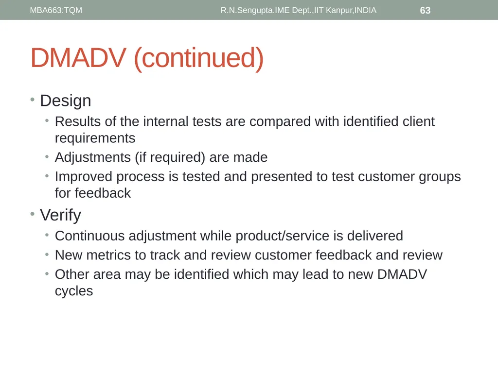 Total Quality Management and Quality Management - slide 63 of 76