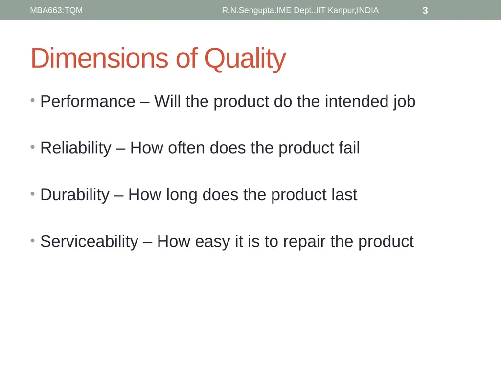 Total Quality Management and Quality Management - slide 3 of 76