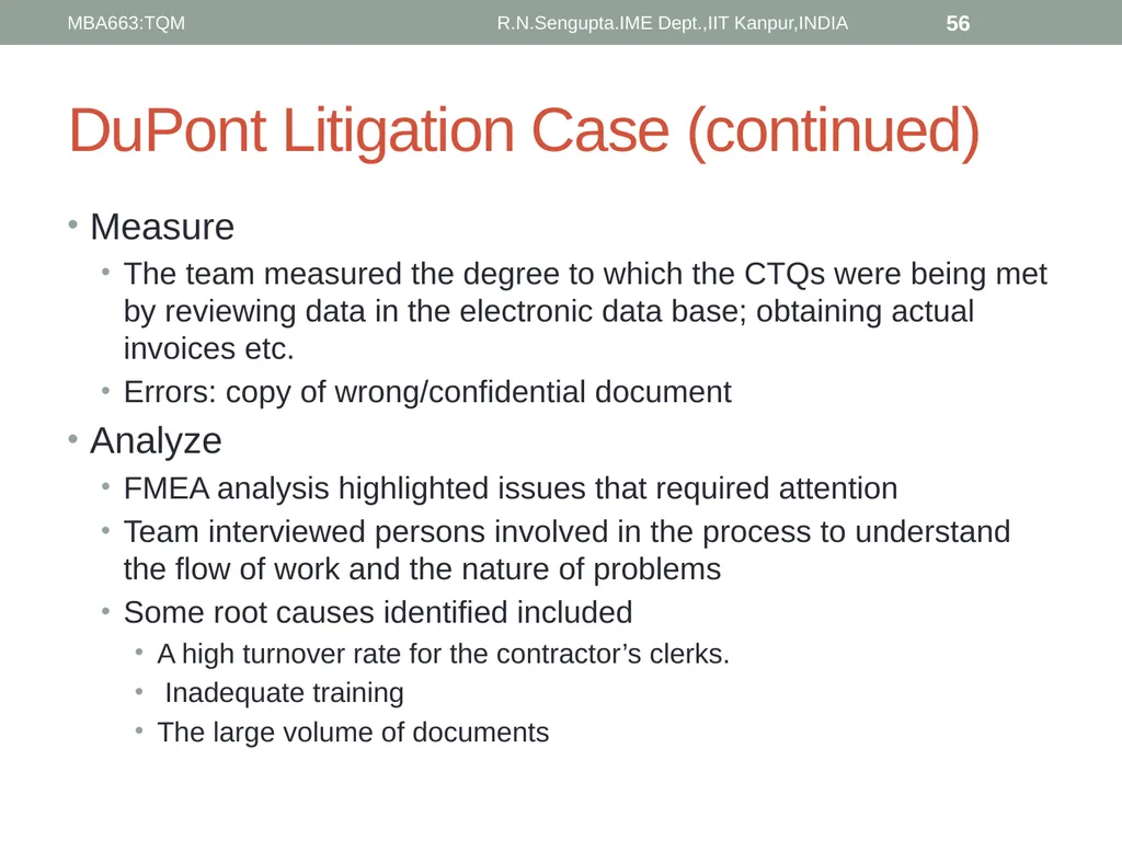 Total Quality Management and Quality Management - slide 56 of 76