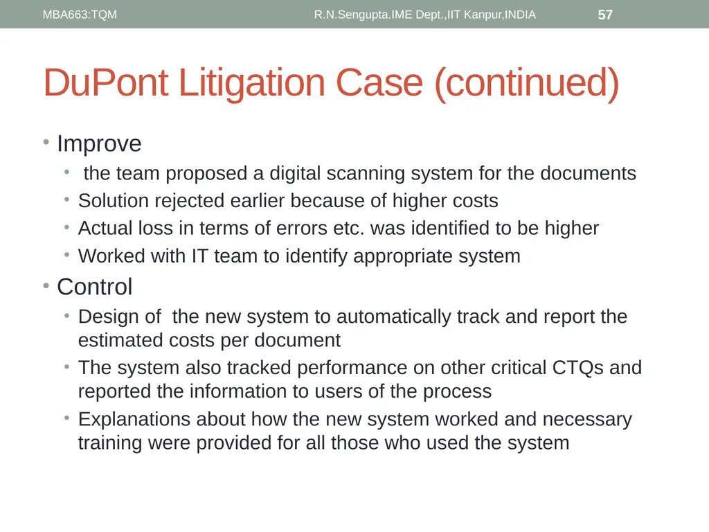 Total Quality Management and Quality Management - slide 57 of 76