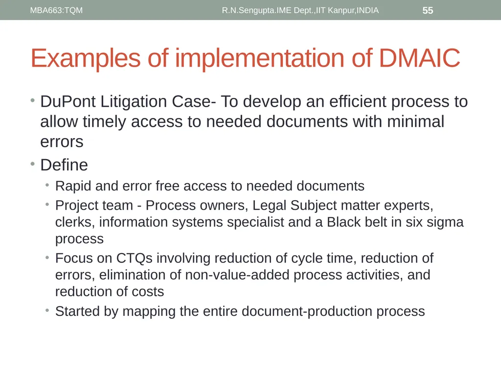 Total Quality Management and Quality Management - slide 55 of 76