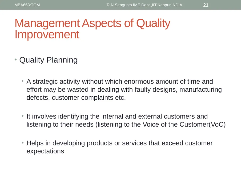 Total Quality Management and Quality Management - slide 21 of 76