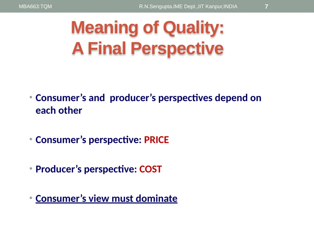 Total Quality Management and Quality Management - slide 7 of 76
