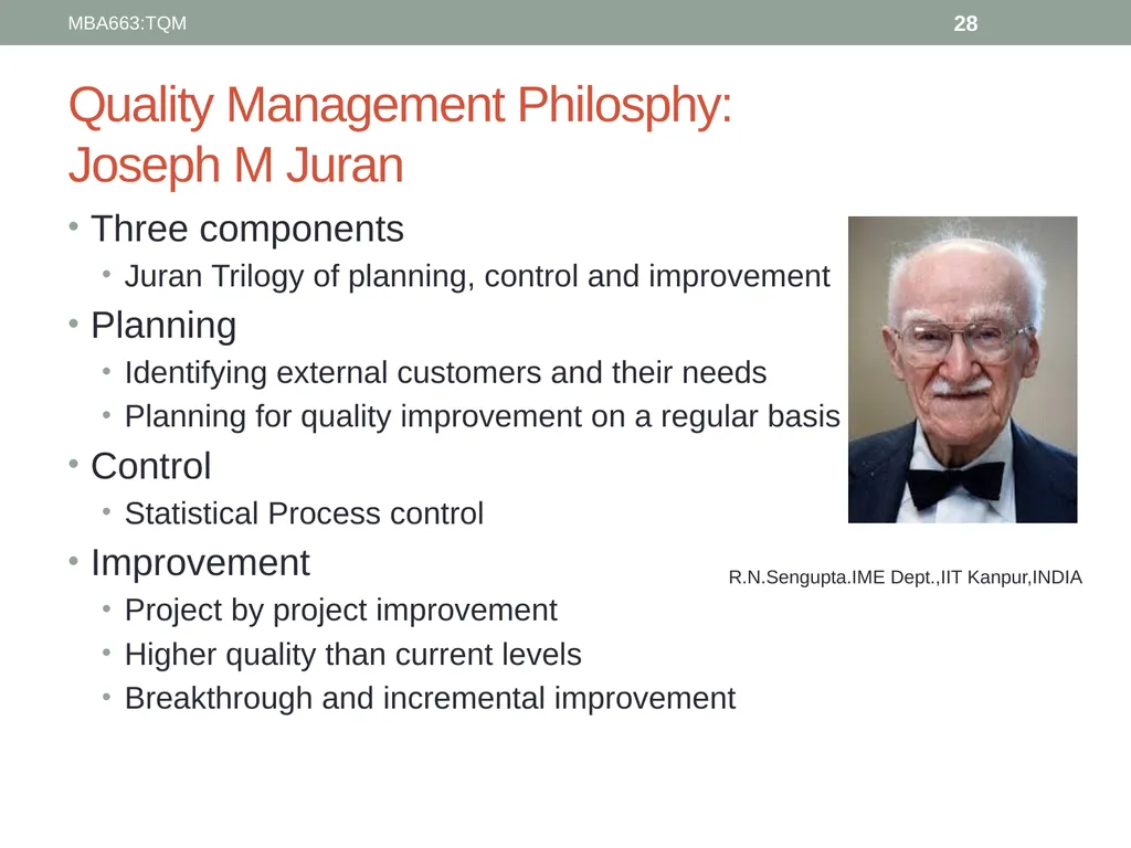 Total Quality Management and Quality Management - slide 28 of 76