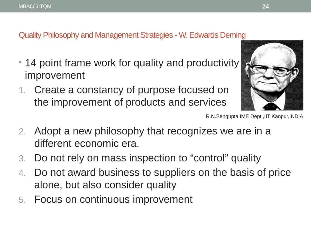 Total Quality Management and Quality Management - slide 24 of 76