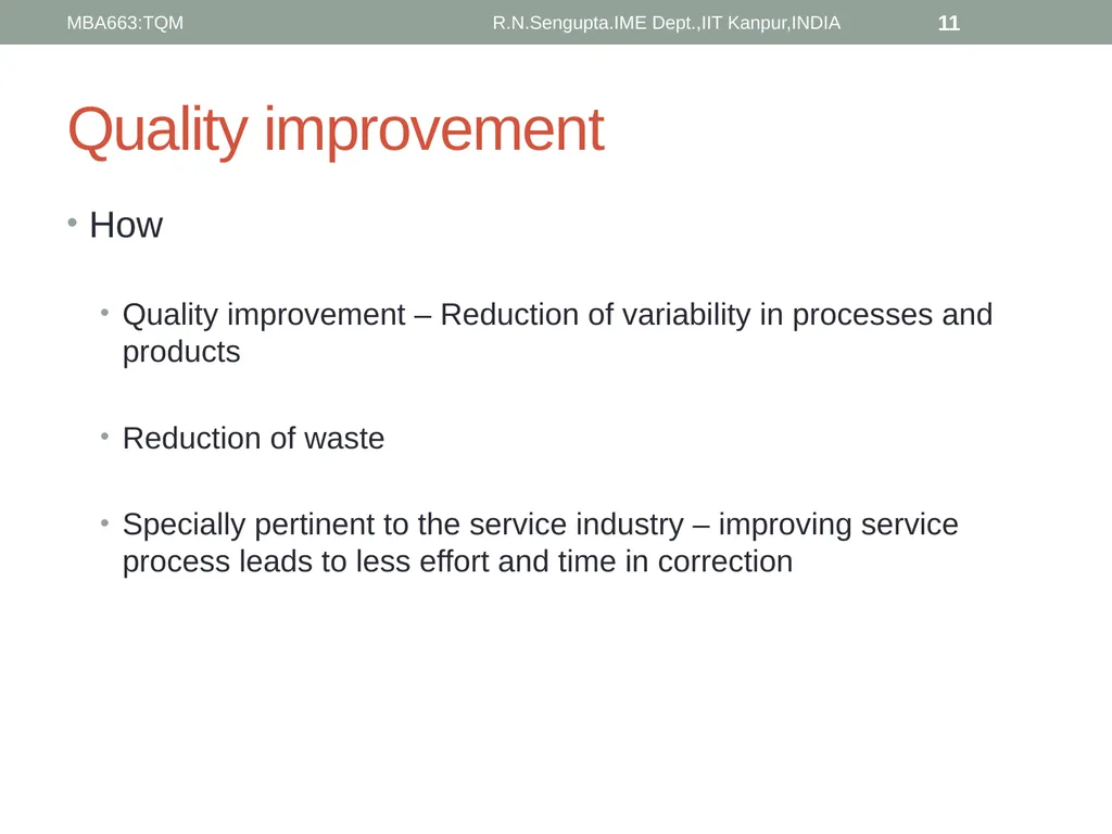 Total Quality Management and Quality Management - slide 11 of 76
