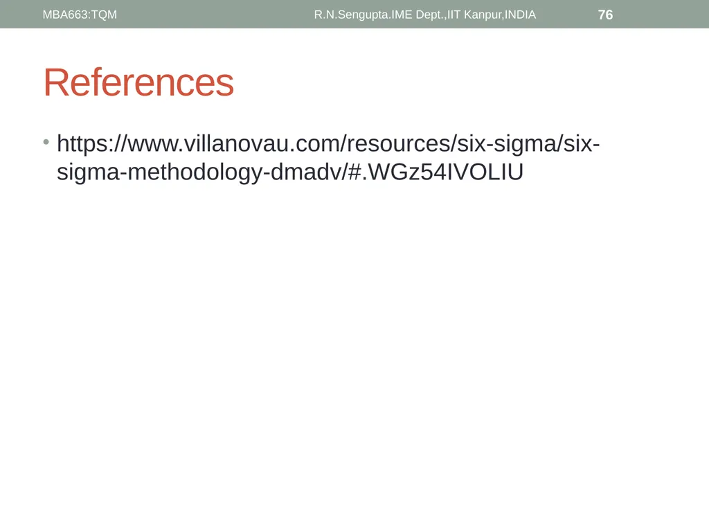 Total Quality Management and Quality Management - slide 76 of 76