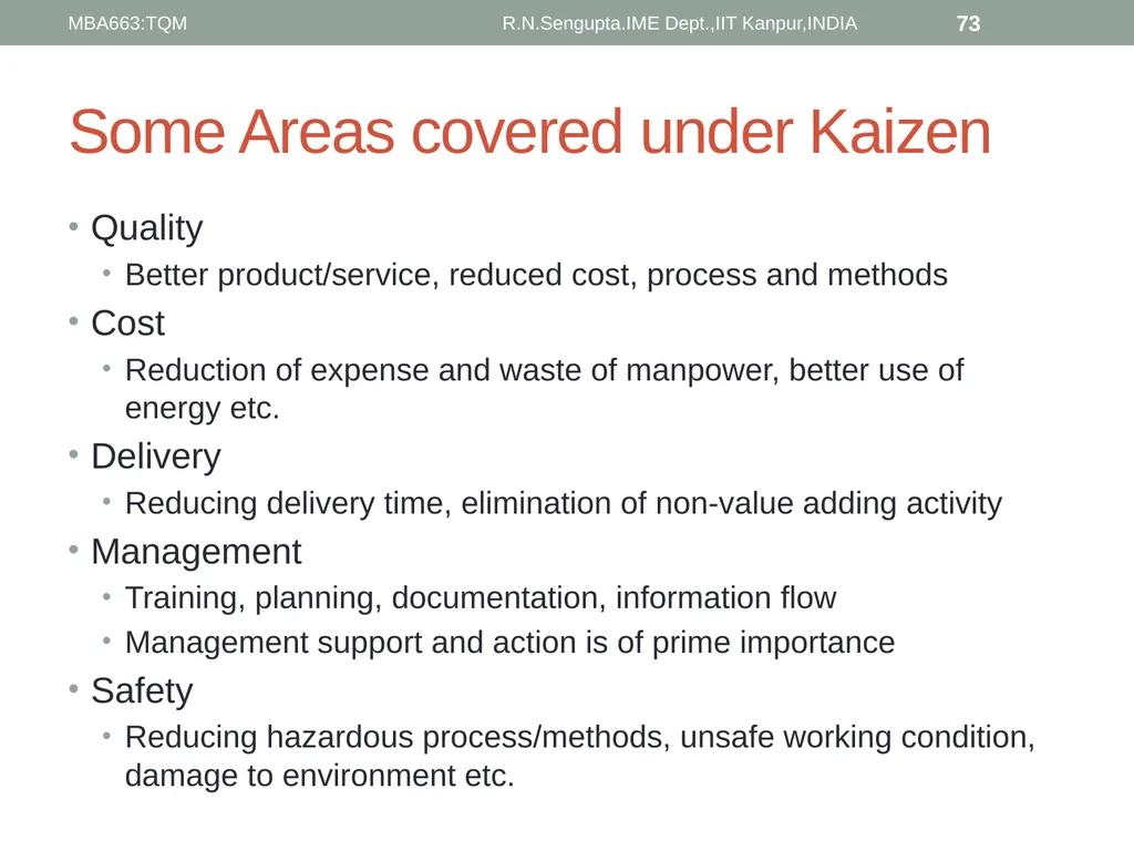 Total Quality Management and Quality Management - slide 73 of 76