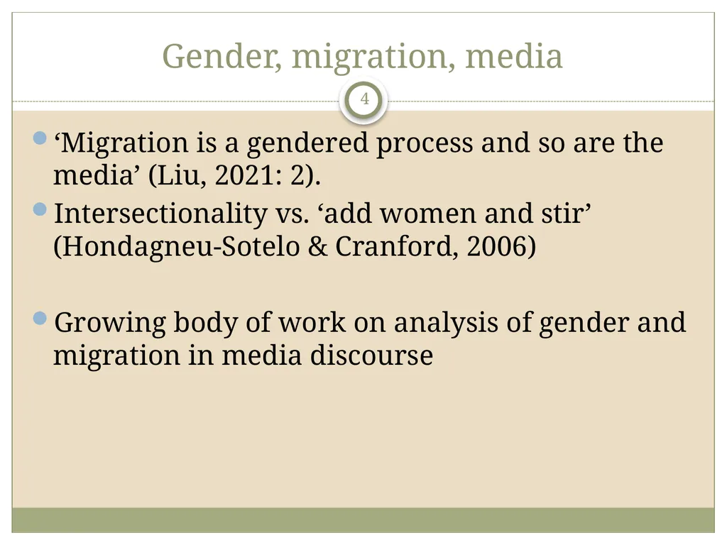 Gender and migration discourse in British - slide 4 of 21
