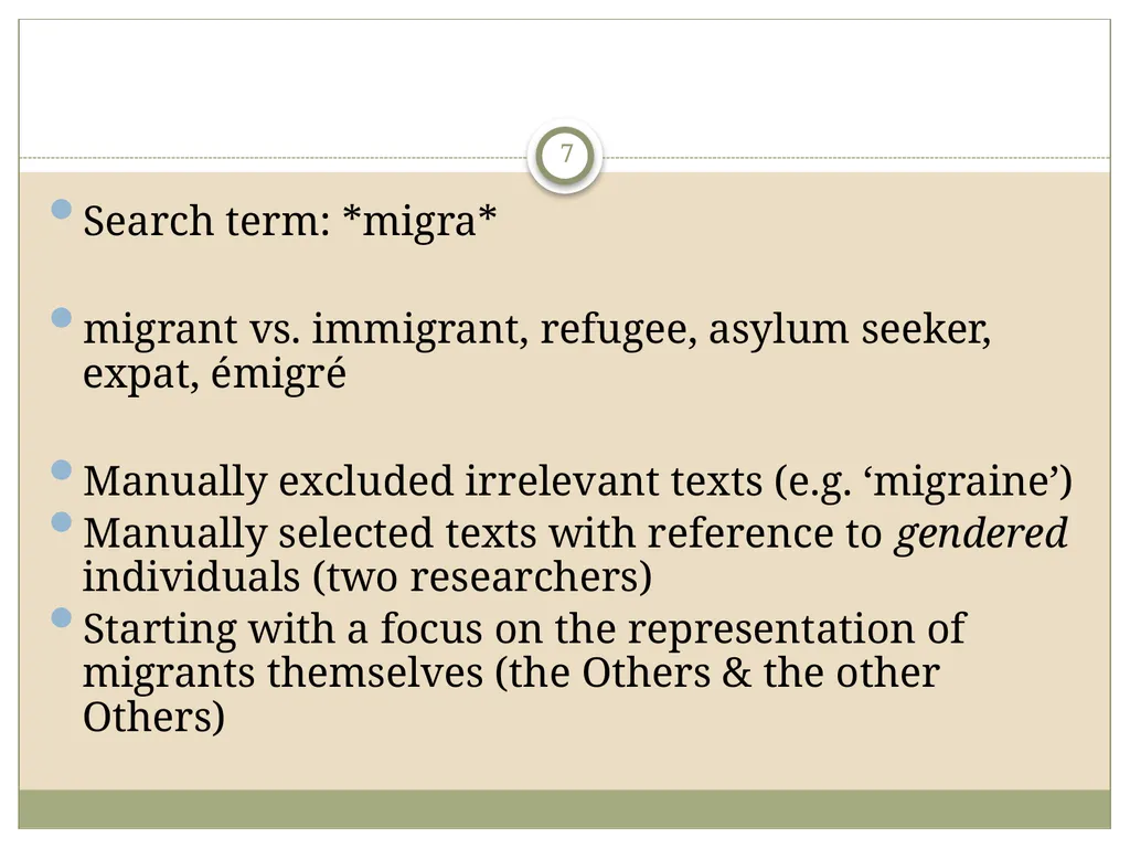 Gender and migration discourse in British - slide 7 of 21
