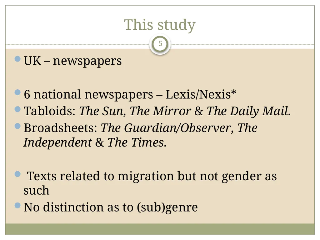 Gender and migration discourse in British - slide 5 of 21
