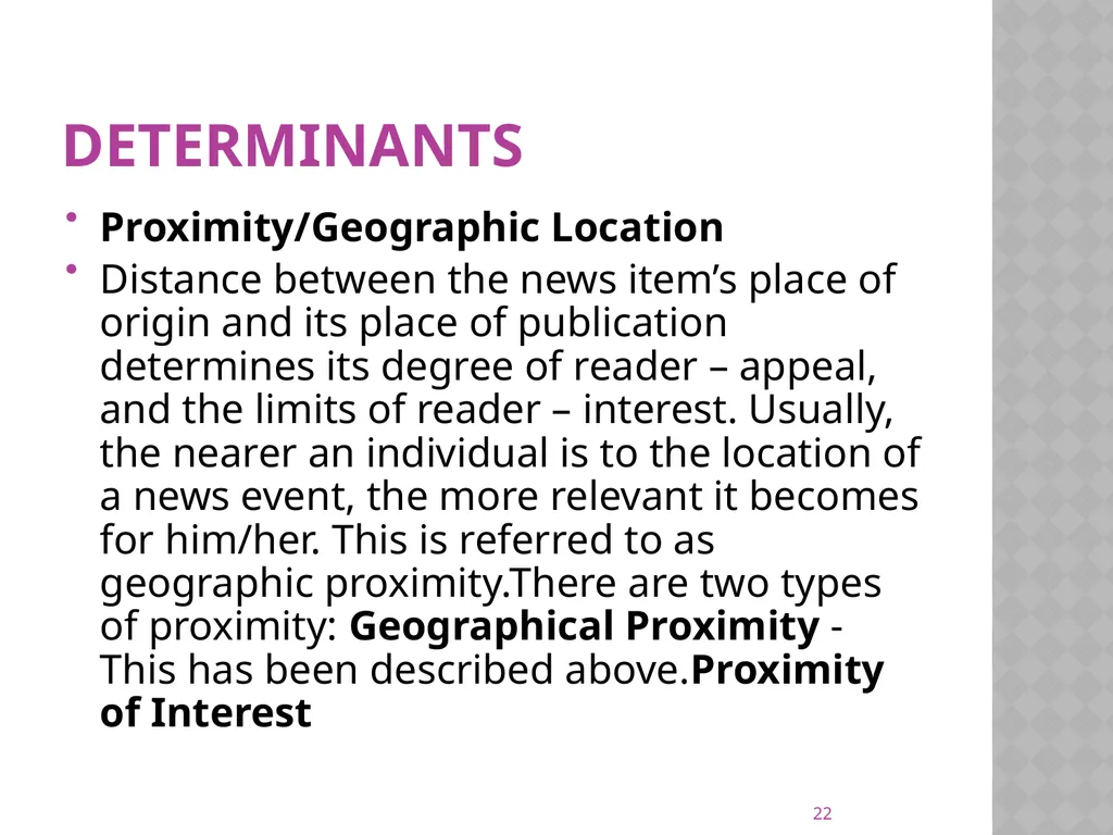 NEWS gathering CODE: JST 04107 17 Credit hours - slide 22 of 57