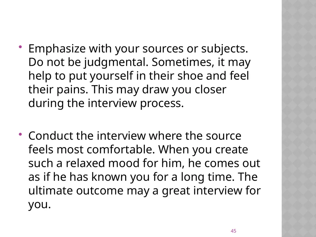 NEWS gathering CODE: JST 04107 17 Credit hours - slide 45 of 57