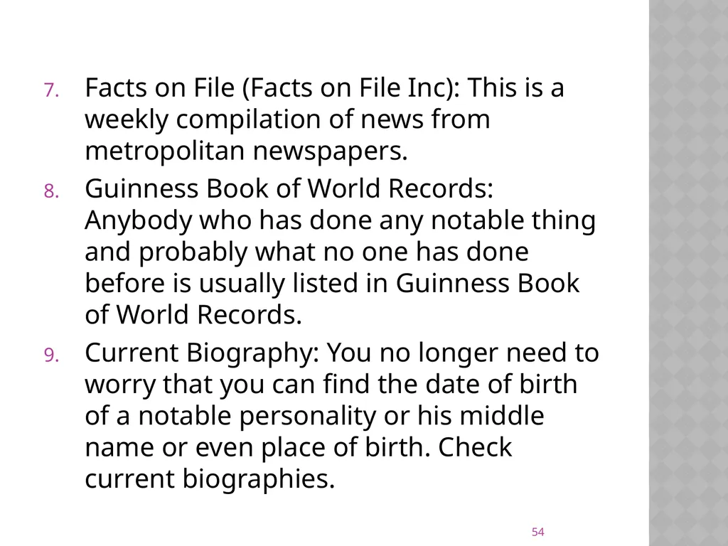 NEWS gathering CODE: JST 04107 17 Credit hours - slide 54 of 57