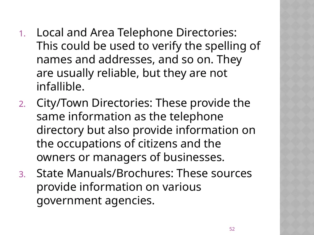 NEWS gathering CODE: JST 04107 17 Credit hours - slide 52 of 57