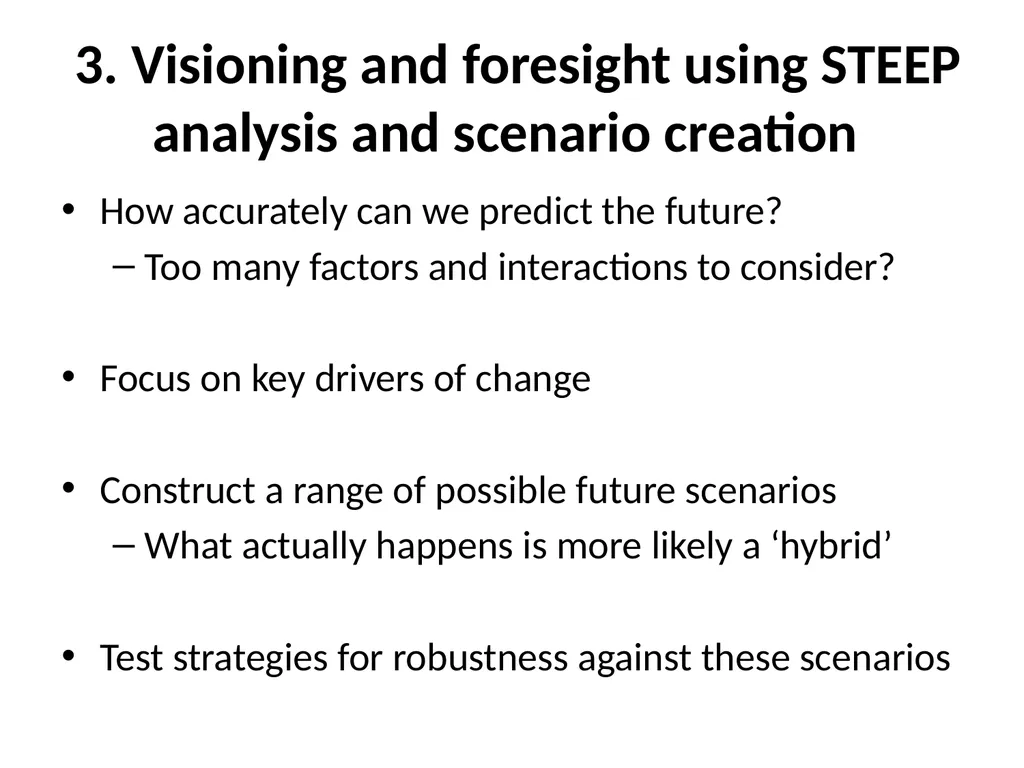 Chapter 2 Visioning and Foresight for Setting - slide 18 of 33
