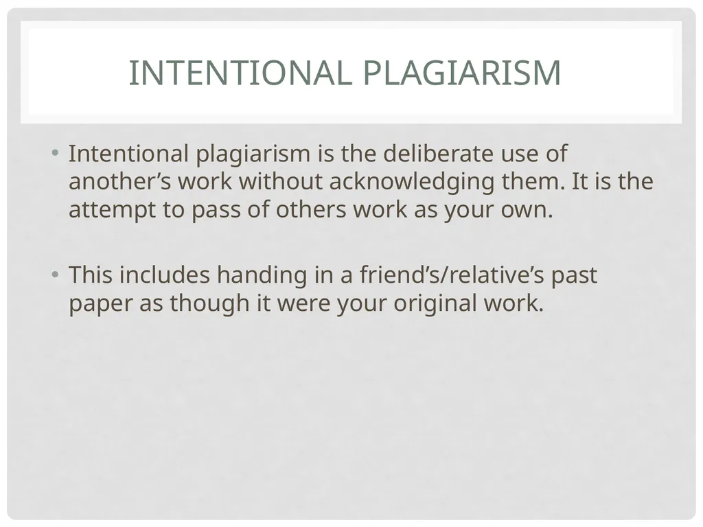Avoiding plagiarism Referencing & Paraphrasing - slide 4 of 26