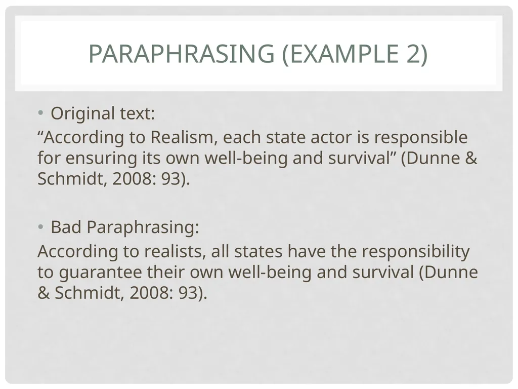 Avoiding plagiarism Referencing & Paraphrasing - slide 24 of 26