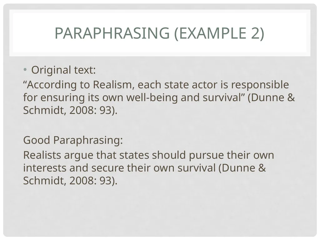 Avoiding plagiarism Referencing & Paraphrasing - slide 25 of 26