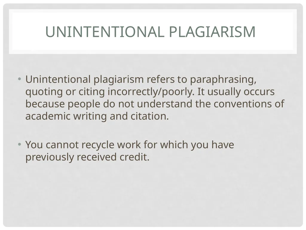 Avoiding plagiarism Referencing & Paraphrasing - slide 5 of 26