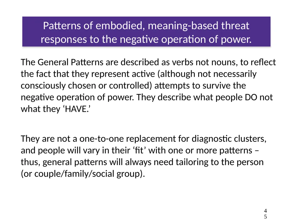 The Power Threat Meaning Framework #PTMFramework - slide 45 of 76