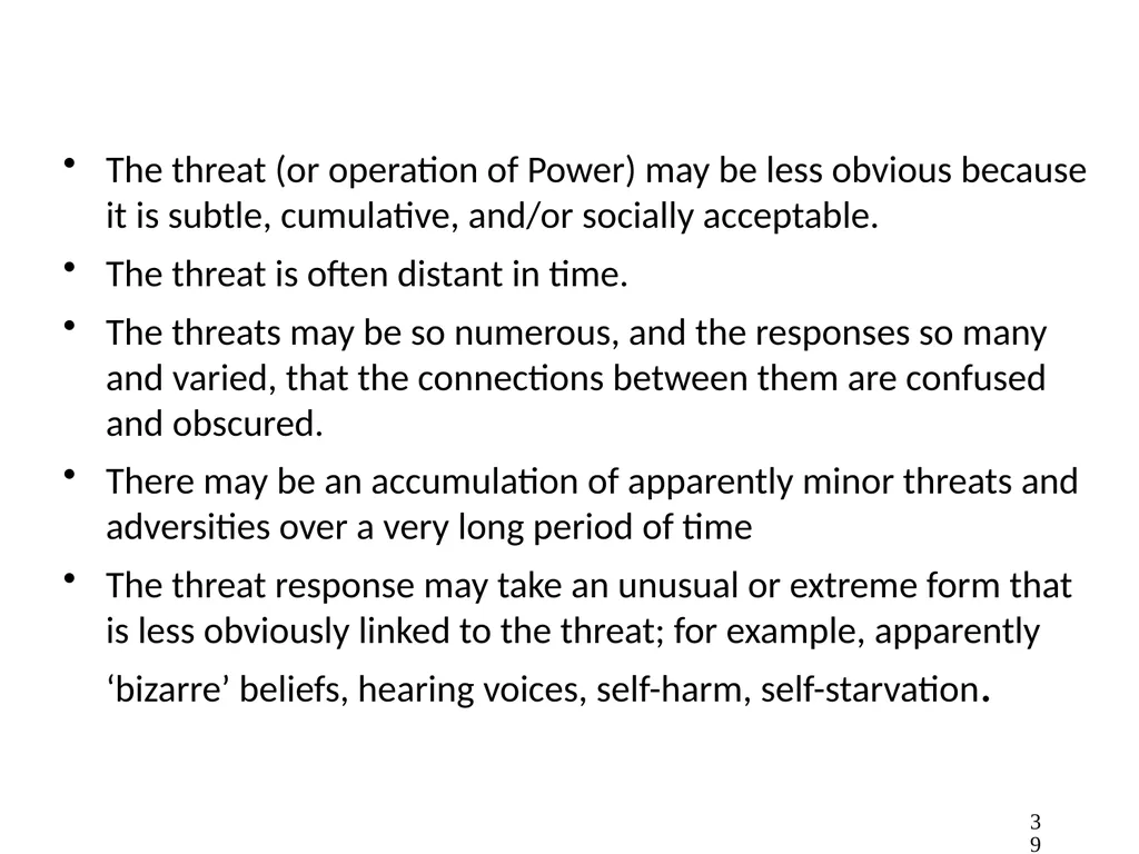 The Power Threat Meaning Framework #PTMFramework - slide 39 of 76