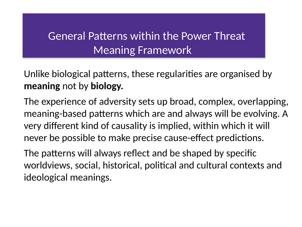 The Power Threat Meaning Framework #PTMFramework - slide 44 of 76