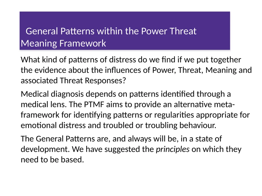 The Power Threat Meaning Framework #PTMFramework - slide 43 of 76