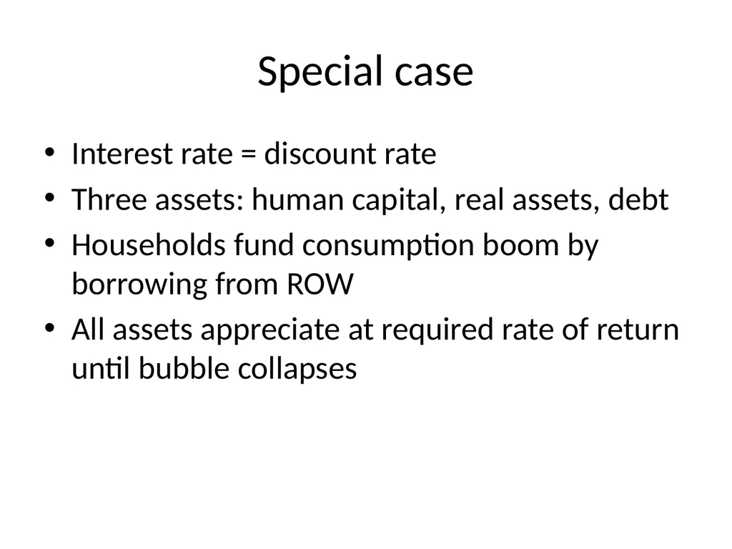 Bubble Economics David Laibson Econometric Society - slide 47 of 67