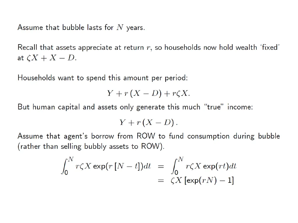 Bubble Economics David Laibson Econometric Society - slide 50 of 67
