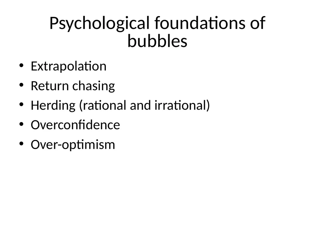 Bubble Economics David Laibson Econometric Society - slide 27 of 67