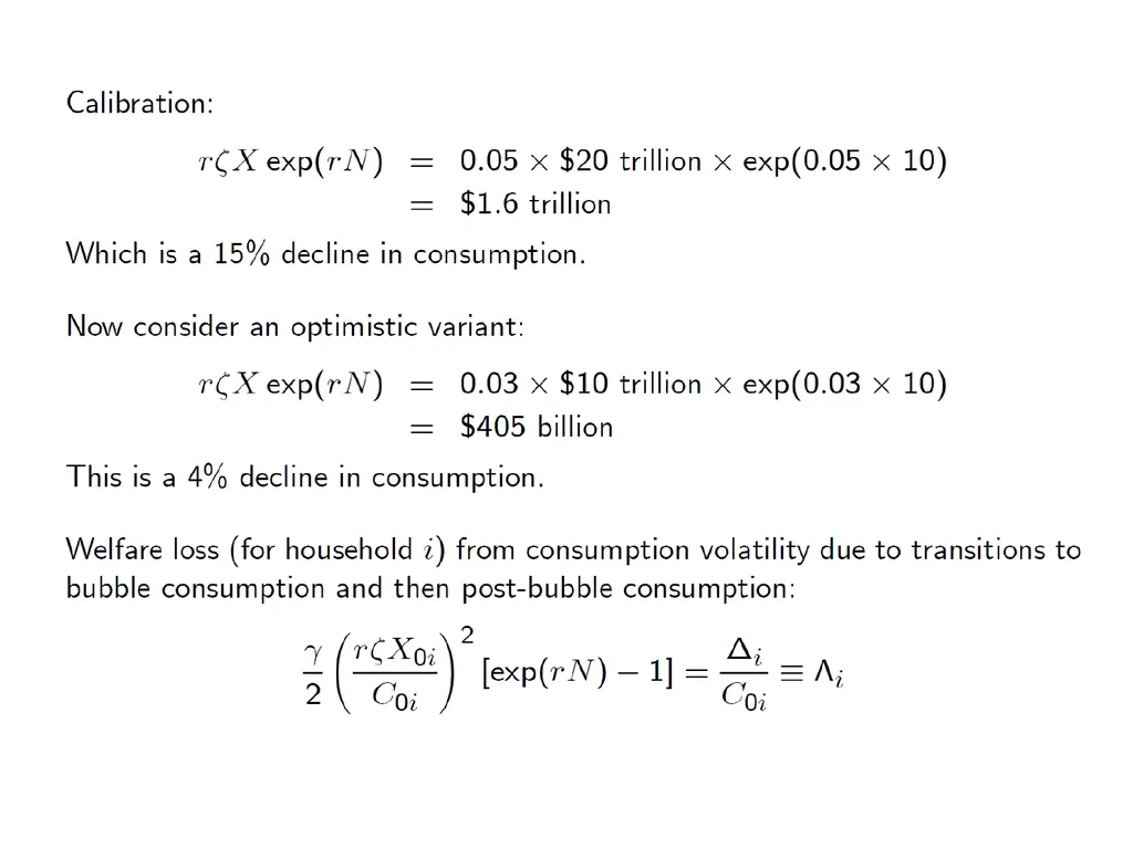 Bubble Economics David Laibson Econometric Society - slide 52 of 67