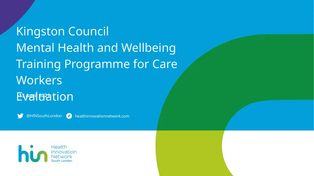 Kingston Council Mental Health and Wellbeing