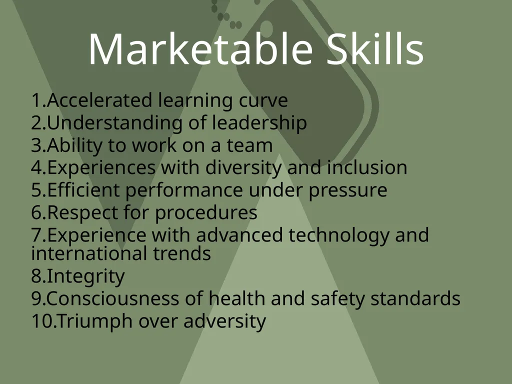 Shepherd University Green Zone Training OBJECTIVE - slide 10 of 34