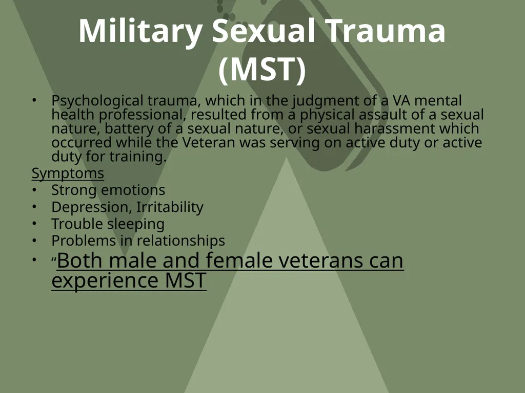 Shepherd University Green Zone Training OBJECTIVE - slide 16 of 34