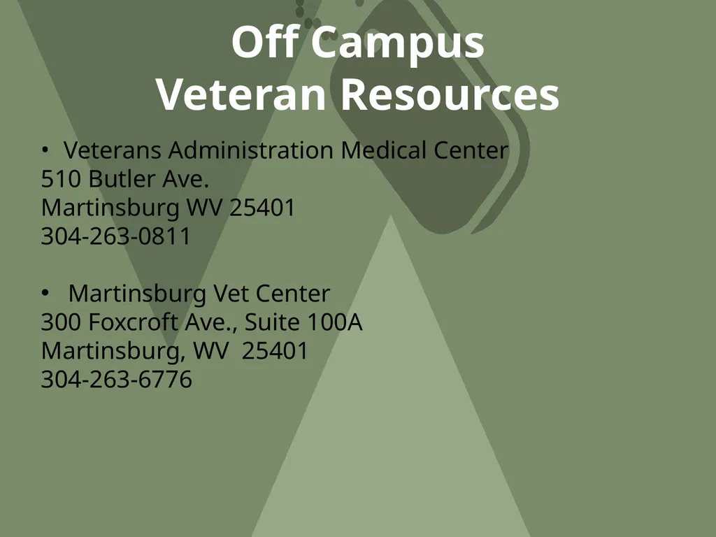 Shepherd University Green Zone Training OBJECTIVE - slide 32 of 34