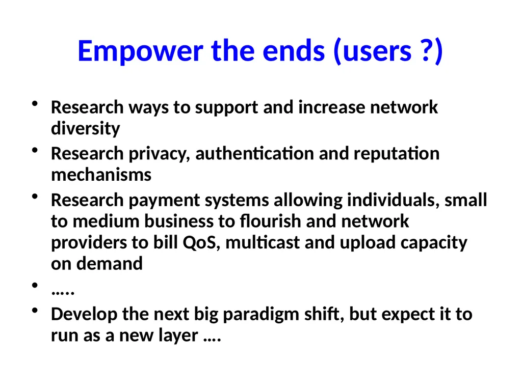 Internet — Past, Present (and Future) José - slide 47 of 48